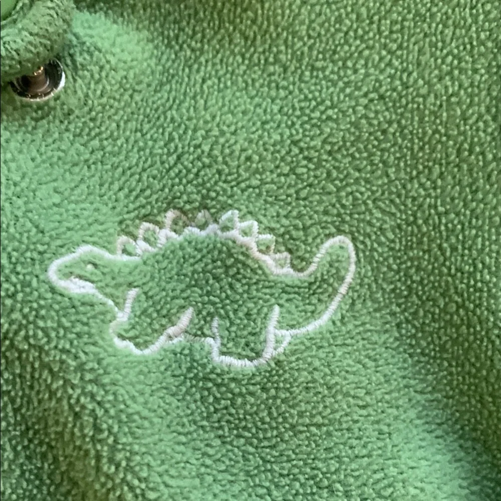 Circo Fleece Green Sleeper/Footed PJs with Little Dinosaur 12 months